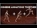Combine multiple Animations from Mixamo with NLA Editor Blender tutorial