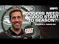 Stephen A explains why Aaron Rodgers has to have a good start to the 2023 season First Take
