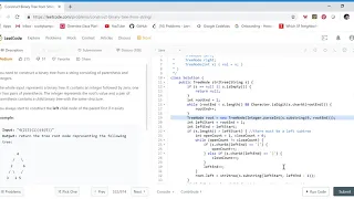 Construct Binary Tree from String