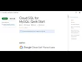 Cloud SQL for MySQL Qwik Start Lab solution