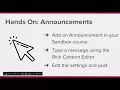 Canvas Course Template Overview