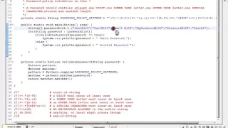 PASSWORD POLICY VALIDATION REGEX USING JAVA