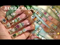 VIRAL BANGLE NAIL TREND HOW TO 3D BANGLES STEP BY STEP ACRYLIC NAIL TUTORIAL