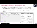 Asymptotics1 3 Technique 2 Operation Counting