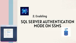 Enabling SQL server authentication mode using username and password on SSMS