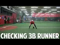 Checking 3B Runner