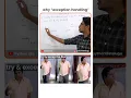 Why Exception Handling Python Telugu