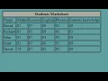 How to create Student s MarkSheet in HTML 5 AND CSS TUTORIAL