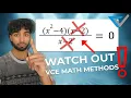 Avoid these Algebra and Equations Mistakes NOW VCE Maths Methods