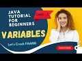 Lect 1 - Variables in JAVA What is variable Java Tutorials