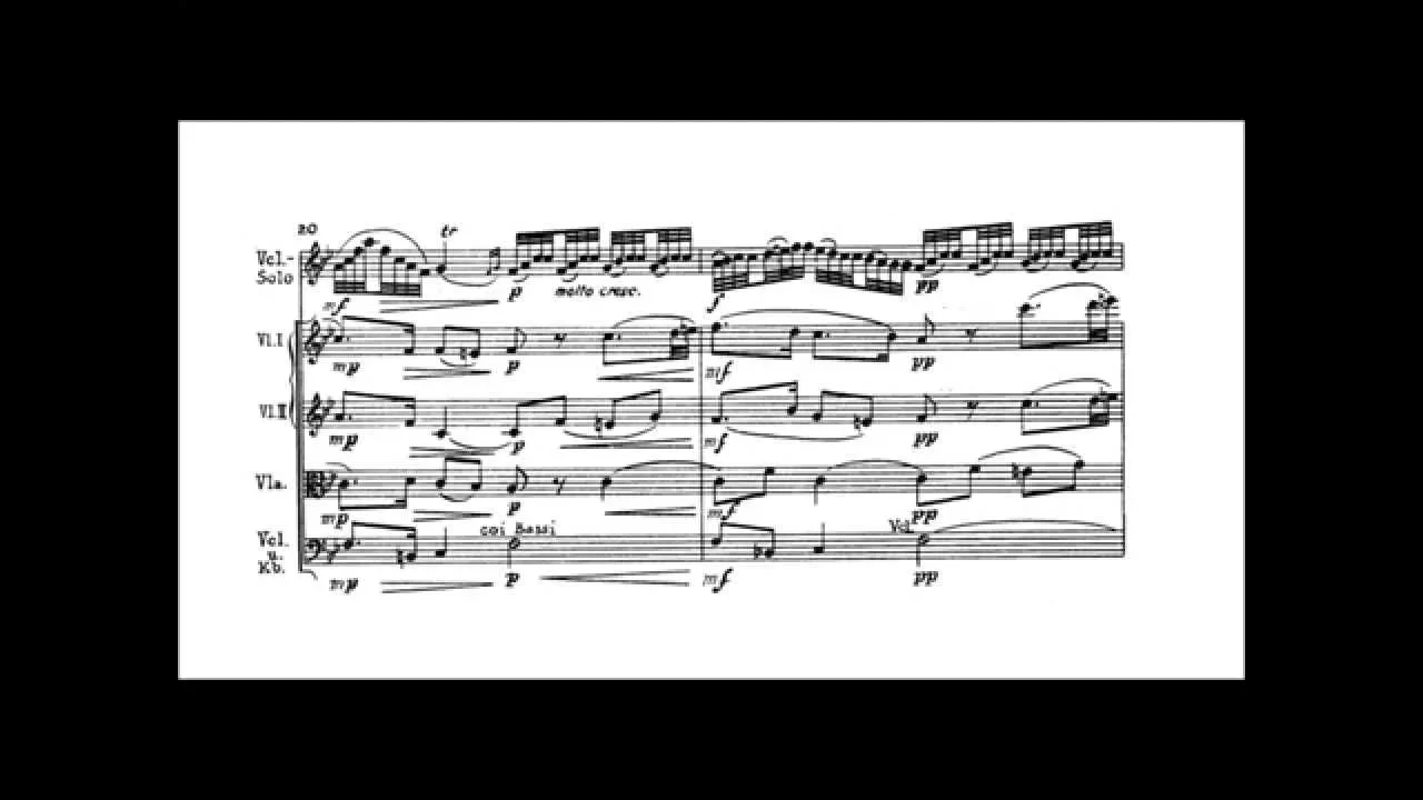 Boccherini Cello Concerto No. 9 B-flat major, G.482 - Score 1st Movement