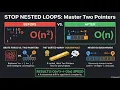 Two Pointers Technique MASTER DSA Pattern Pair Sum Remove Duplicates Container With Most Water