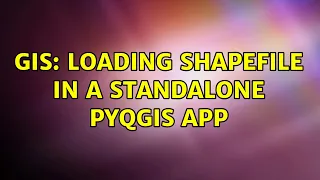 GIS Loading Shapefile in a standalone PyQGis App