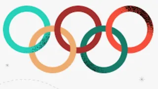 How to make Olympics logo in python Paris Olympic