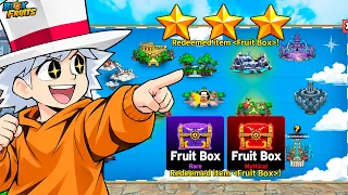 COMO COMPLETAR TODAS AS MISSÕES SECRETAS E CONSEGUIR FRUIT BOX no BLOX FRUITS! (Roblox)