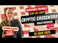 How to solve a Cryptic Crossword - Walkthrough for beginners