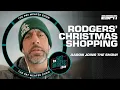 Aaron Rodgers talks Christmas shopping for his girlfriend Jets teammates The Pat McAfee Show