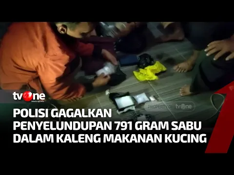 Penyelundupan 791 Gram Sabu dalam Kemasan Makanan Kucing Digagalkan Polisi