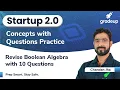 Revise Boolean Algebra with 10 Questions Digital Electronics Startup 2 0 Chandan Sir Gradeup