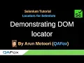 Locators for Selenium - Part 9