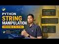 Memahami Konsep String Manipulation dalam Bahasa Pemrograman Python