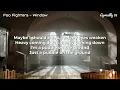 Foo Fighters - Window (Lyrics)