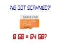 Cheap 64 GB Micro SD Card from eBay Scam