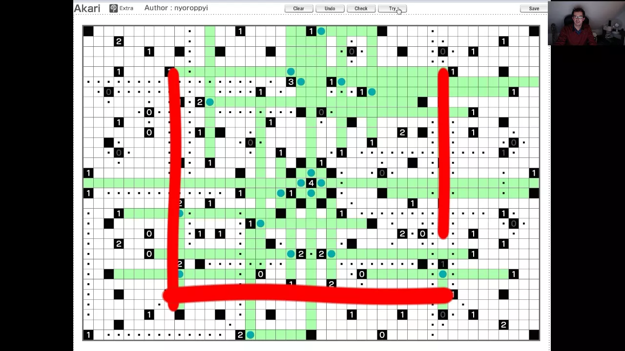 How to solve Nikoli's Extra Hard Akari puzzles
