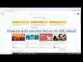 How to Add Service Hours on UBLinked