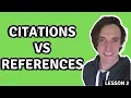 Citations vs References What s the Difference