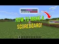 Minecraft Money Scoreboard Setup Tutorial Bedrock