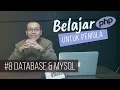 Belajar PHP untuk PEMULA 10 DATABASE MySQL