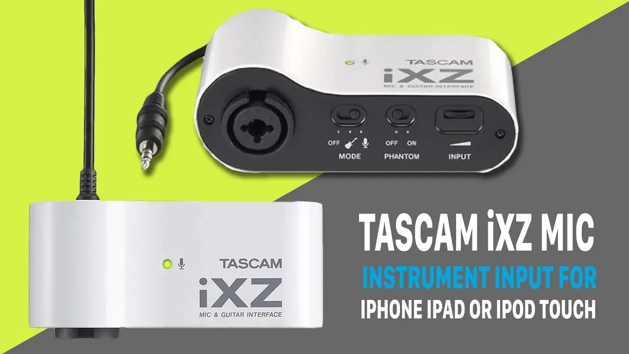 Tascam iXZ & iPhone Cubasis 3 Tutorial | #mobilerecordinggear