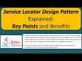 Service Locator Design Pattern Explained Key Points and Benefits