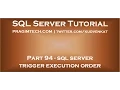 sql server trigger execution order