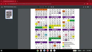 Broward Schools calendar