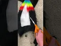 Making my first Dino mask and bringing it to a pride event