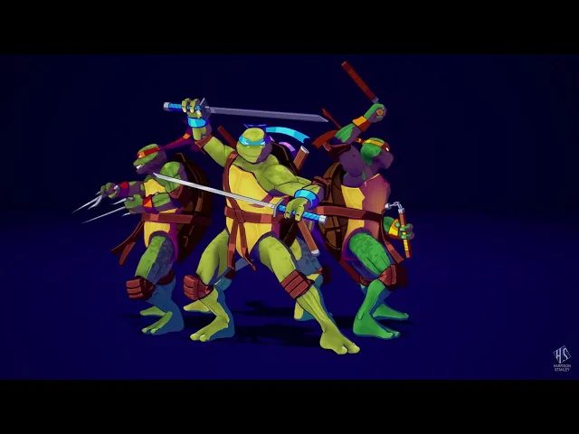 TMNT Model Turnaround