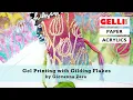 Download Lagu Gel Printing with Gilding Flakes by Gelli Arts® Artist Giovanna Zara