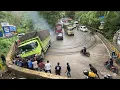 Lagu DETIK-DETIK MENEGANGKAN! Truk Kehabisan Nafas di Tanjakan Ekstrem! Pengendara Lain HISTERIS !