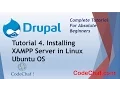 Drupal Tutorial 4 Installing XAMPP Server in Linux Ubuntu OS