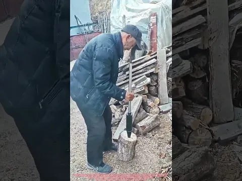 Homemade Log Splitter Fails Hard !