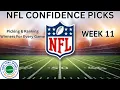 WHO WINS In Week 11 Let s Make Our NFL Confidence Picks