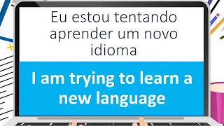 AULA DE INGLÊS PARA CONVERSAÇÃO, APRENDA INGLÊS MAIS RÁPIDO #068