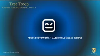 19 Robot Framework A Guide to Database Testing