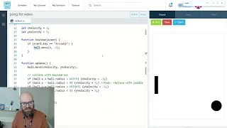Pong in CodeHS JavaScript Graphics