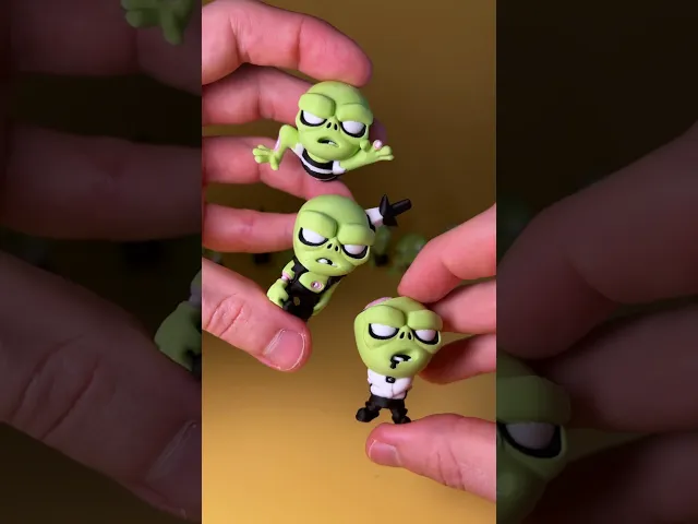 Zombies - Easy Multicolor FDM RPG Minis (No supports) video thumbnail