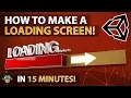 How to make a LOADING screen in Unity