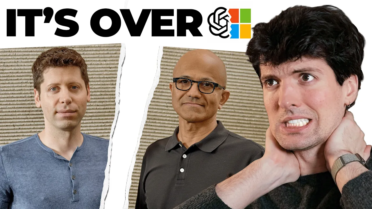 Microsoft and OpenAI break up (Amazon is pumped): video thumbnail