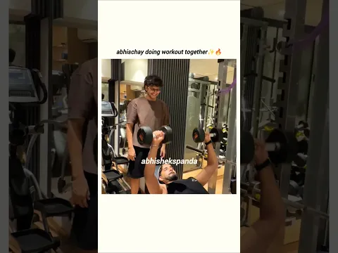 gym partners😂🔥 #abhishekmalhan #fukrainsaan #pandagang #trending #explore #family #fun #fyp #love